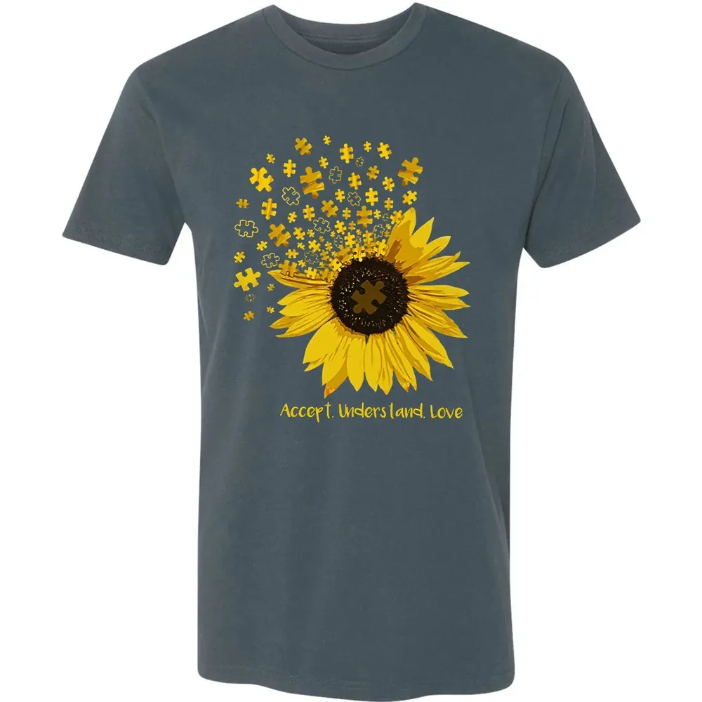 Accept. Understand. Love Premium Unisex T-shirt - 14