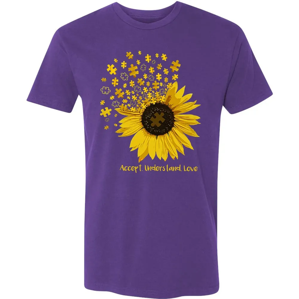 Accept. Understand. Love Premium Unisex T-shirt - 7