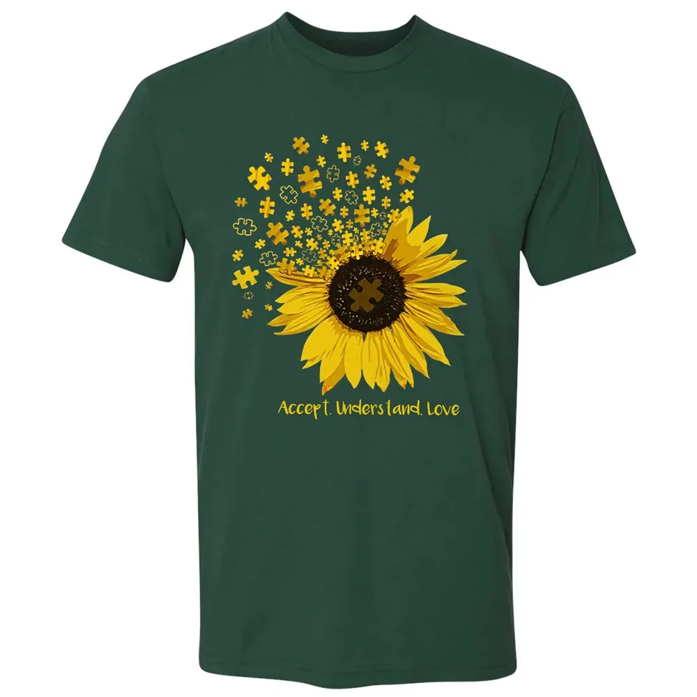 Accept. Understand. Love Premium Unisex T-shirt - 12