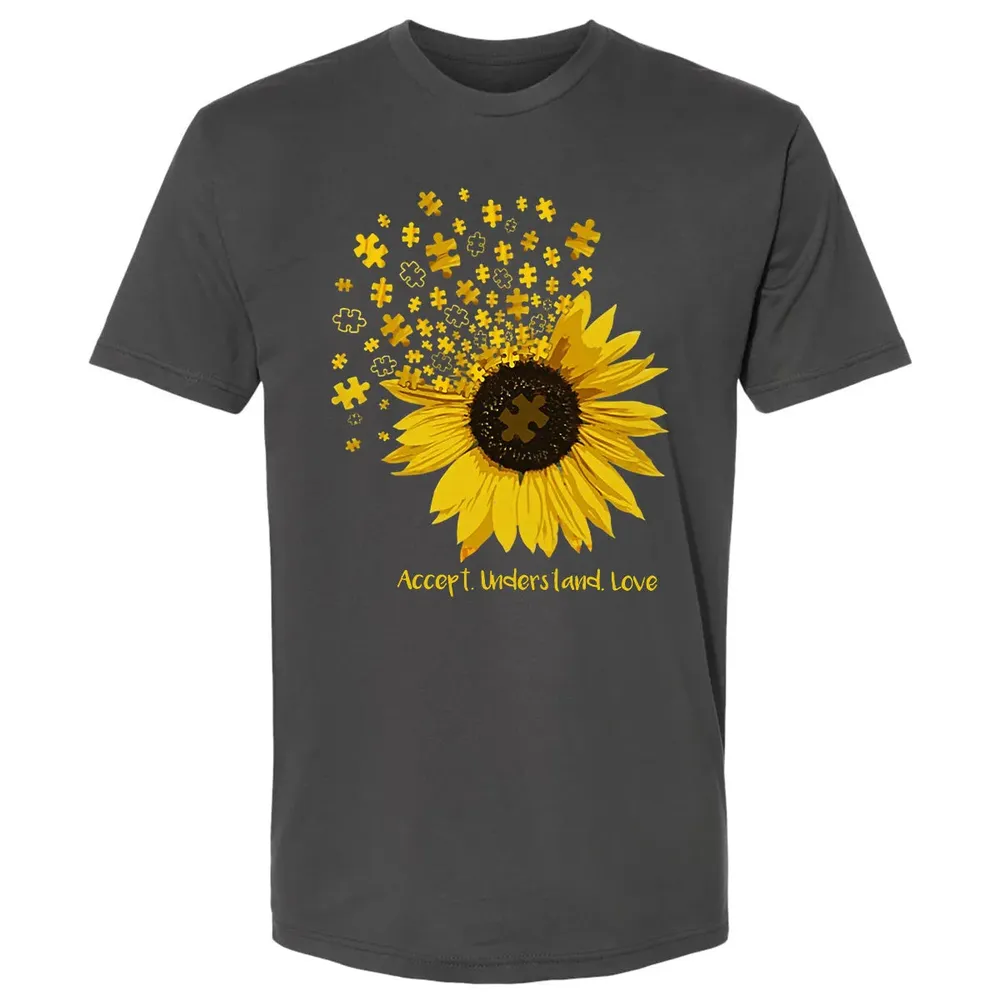 Accept. Understand. Love Premium Unisex T-shirt - 8
