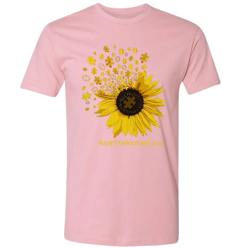 Accept. Understand. Love Premium Unisex T-shirt - 3