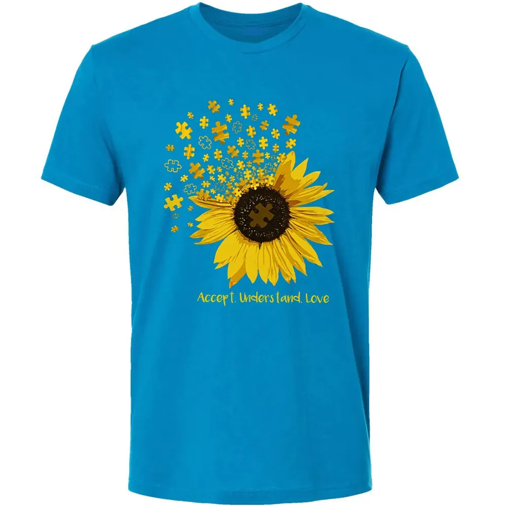 Accept. Understand. Love Premium Unisex T-shirt - 15