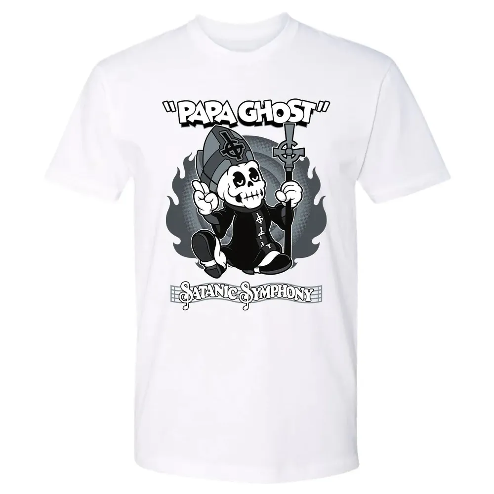 Papa Ghost Premium Unisex T-shirt - 4