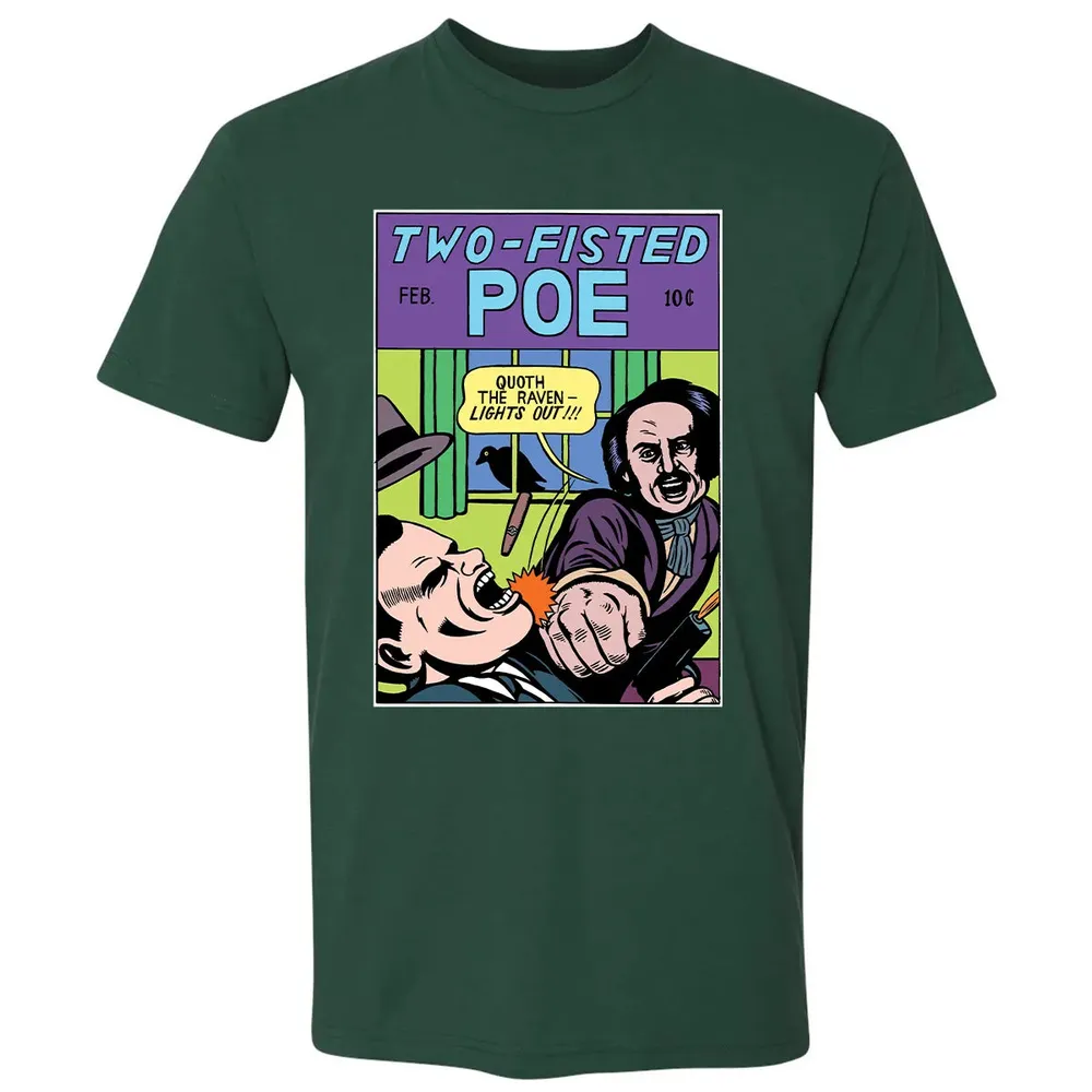 Two-Fisted Poe Premium Unisex T-shirt - 12