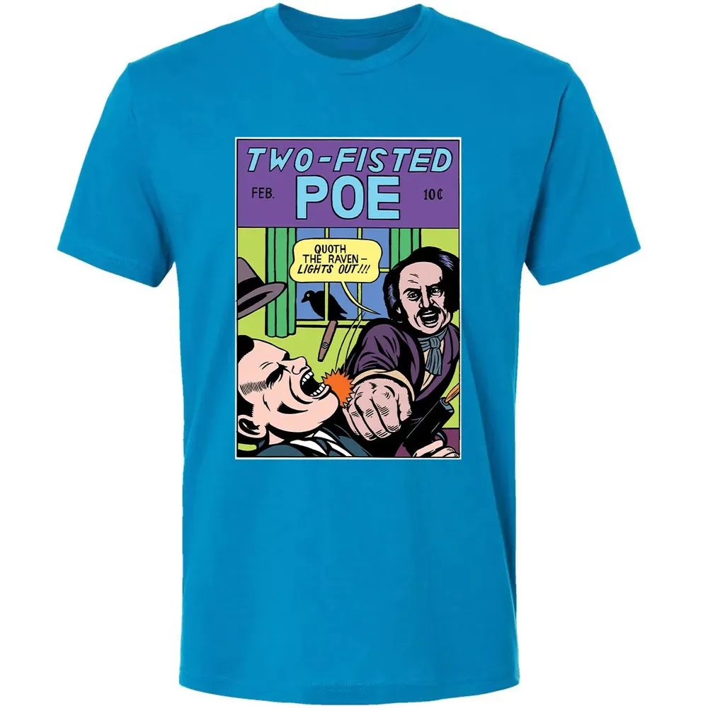 Two-Fisted Poe Premium Unisex T-shirt - 15