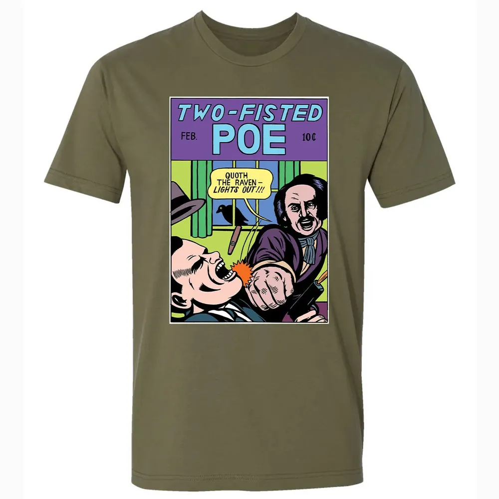 Two-Fisted Poe Premium Unisex T-shirt - 5
