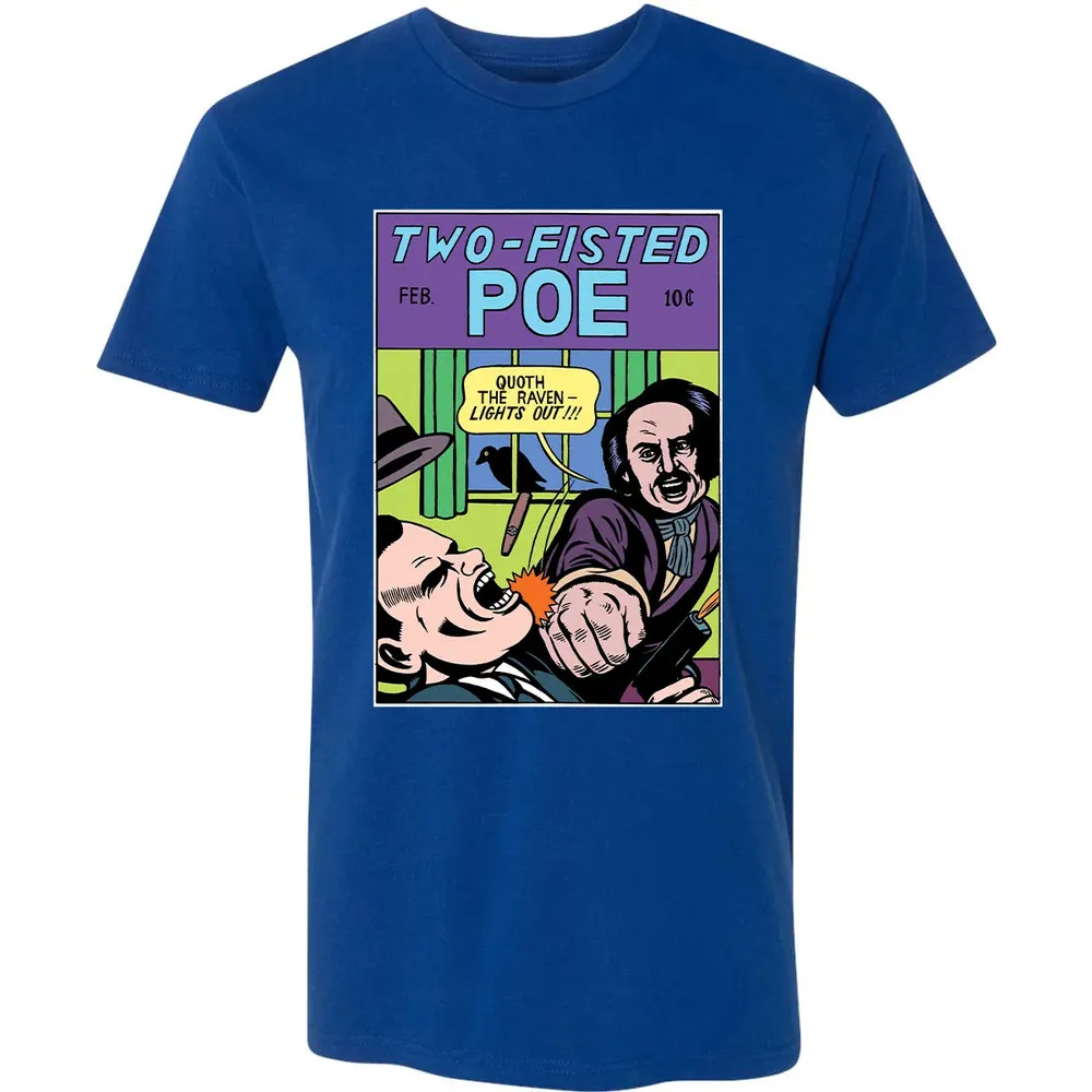 Two-Fisted Poe Premium Unisex T-shirt - 10