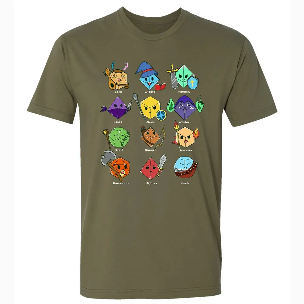 Kawaii Classes Dice Premium Unisex T-shirt - 5