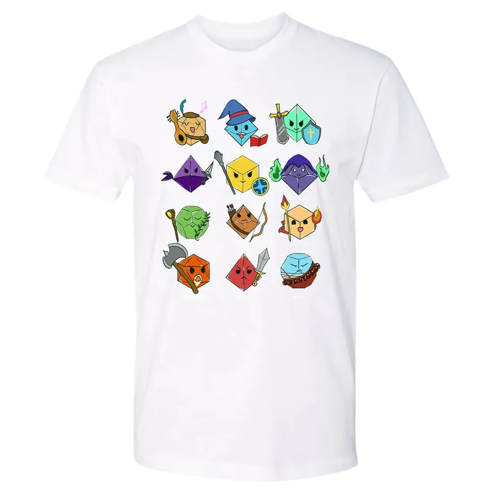 Kawaii Classes Dice Premium Unisex T-shirt - 4