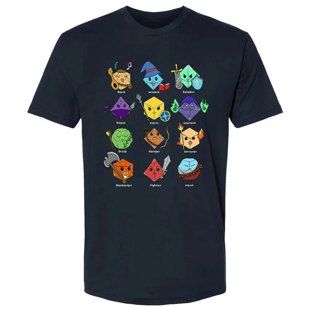 Kawaii Classes Dice Premium Unisex T-shirt - 2