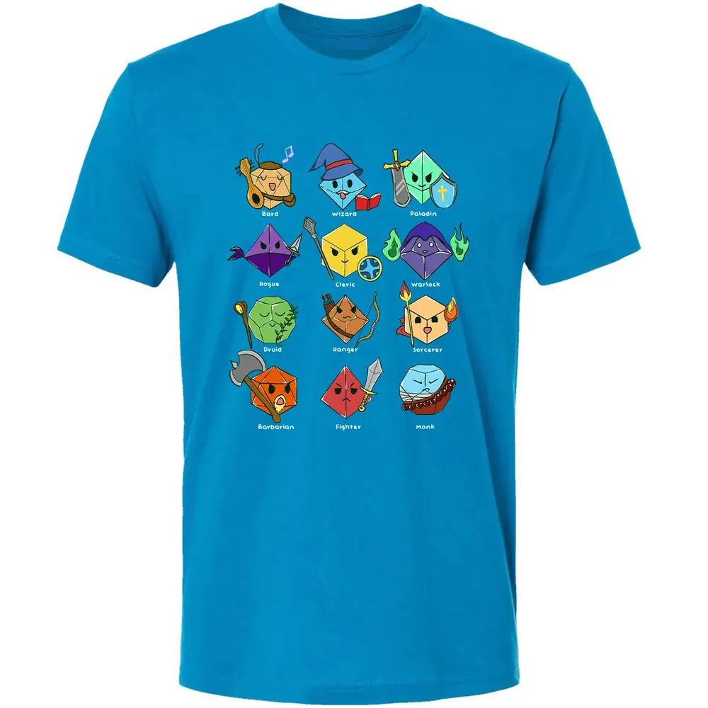 Kawaii Classes Dice Premium Unisex T-shirt - 15