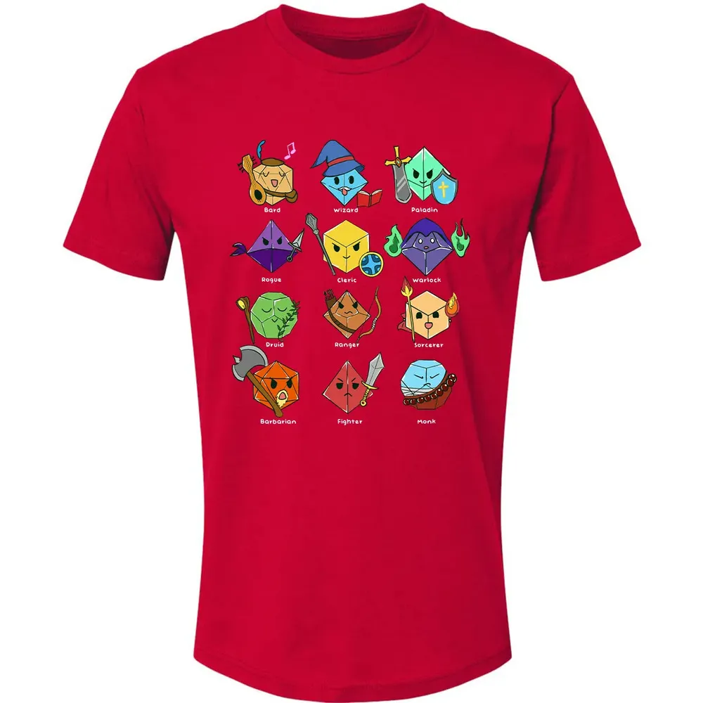 Kawaii Classes Dice Premium Unisex T-shirt - 6