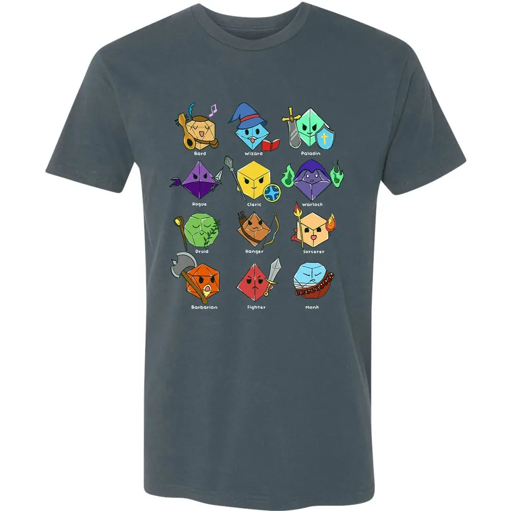 Kawaii Classes Dice Premium Unisex T-shirt - 14
