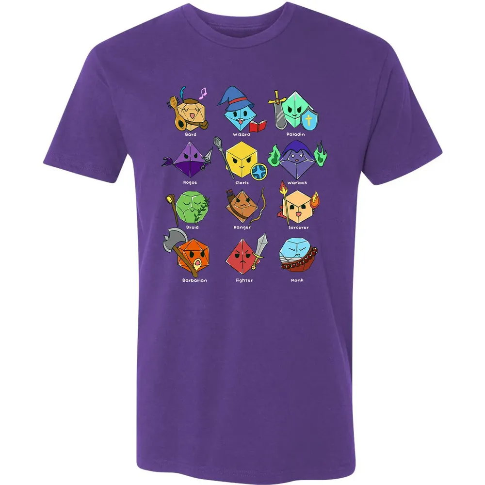 Kawaii Classes Dice Premium Unisex T-shirt - 7