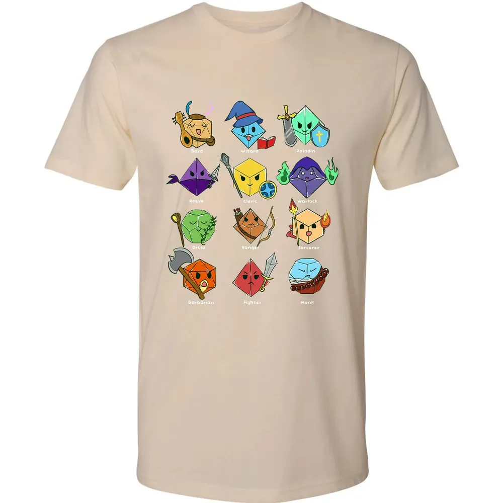 Kawaii Classes Dice Premium Unisex T-shirt - 13
