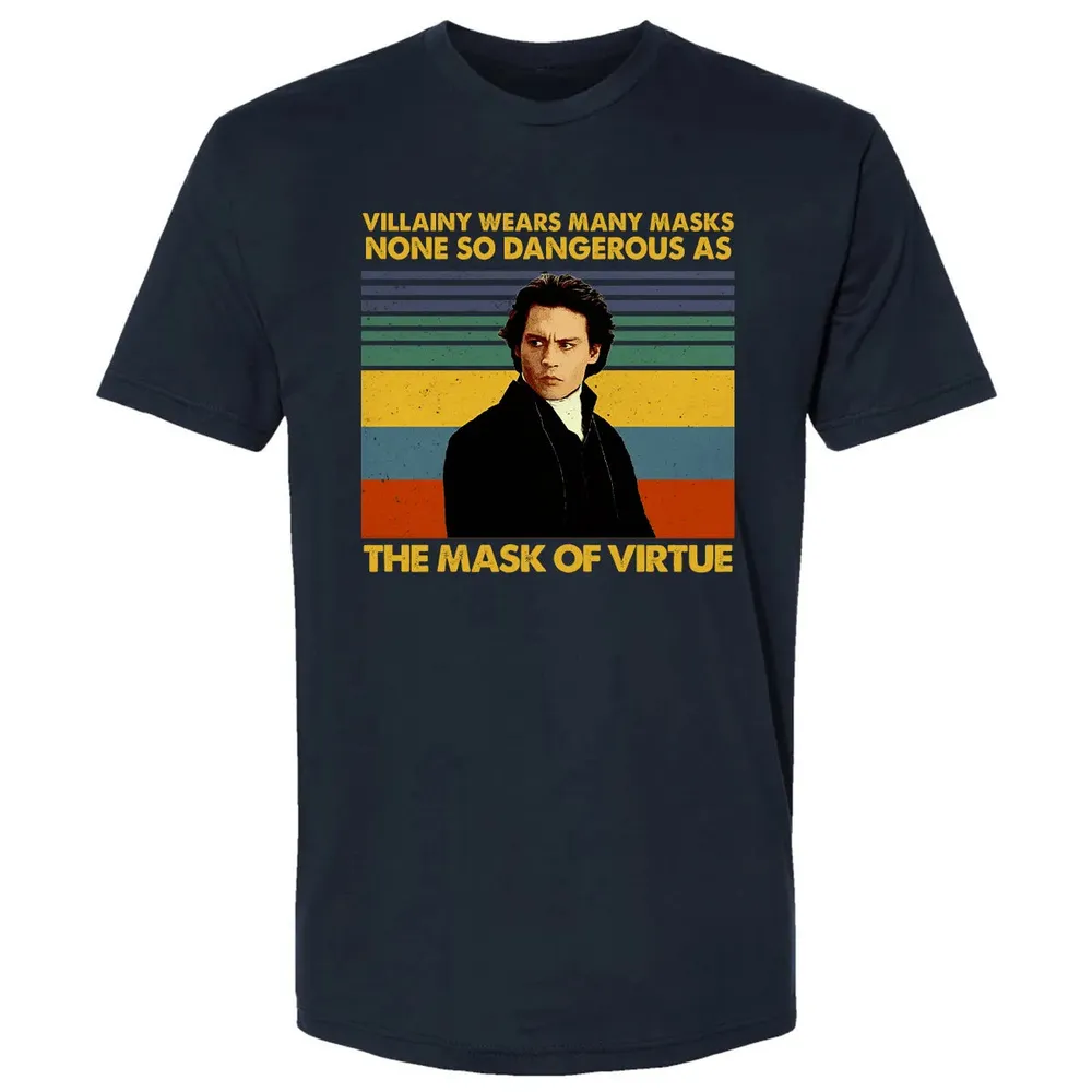 Villainy wears many masks Premium Unisex T-shirt - 2