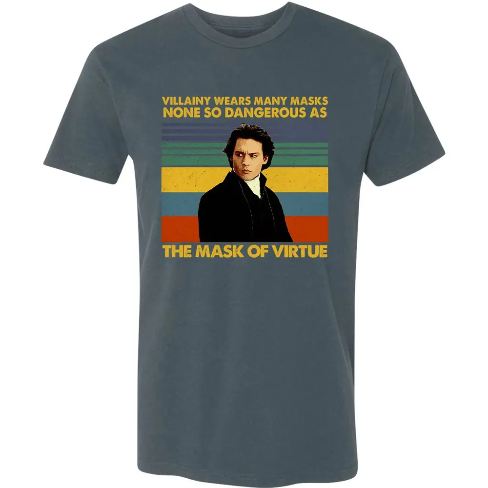 Villainy wears many masks Premium Unisex T-shirt - 14