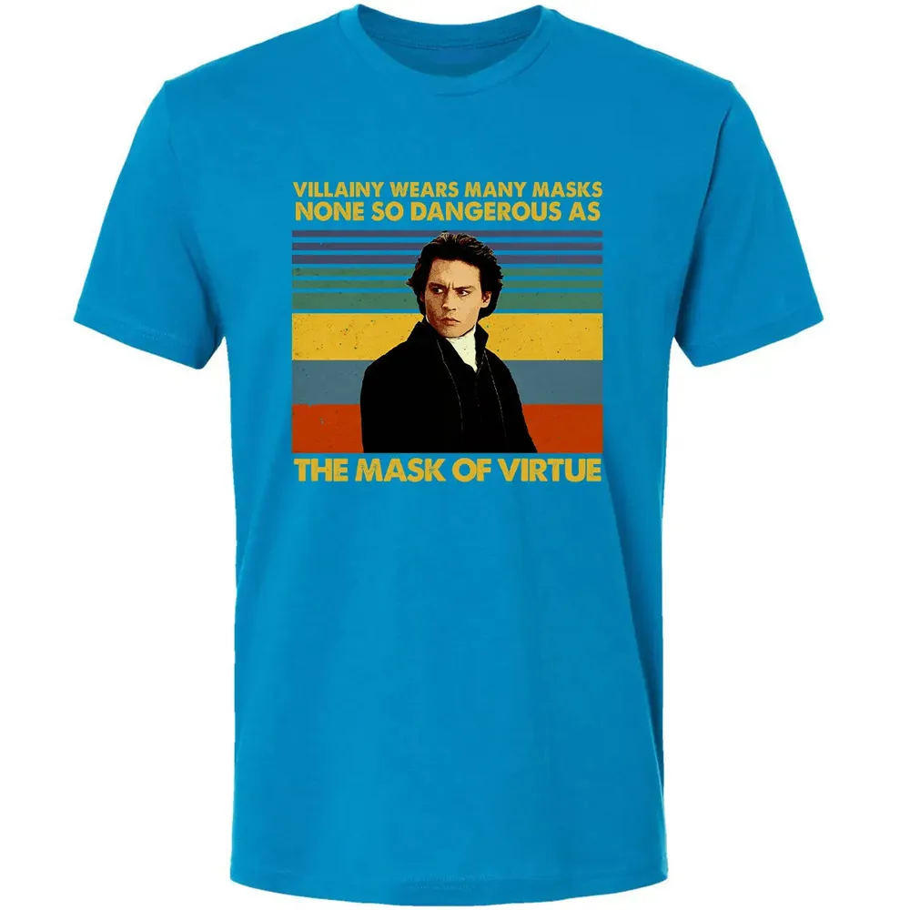 Villainy wears many masks Premium Unisex T-shirt - 15