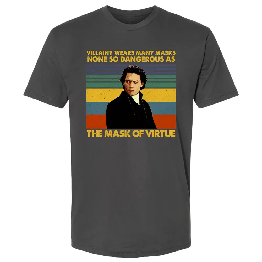 Villainy wears many masks Premium Unisex T-shirt - 8