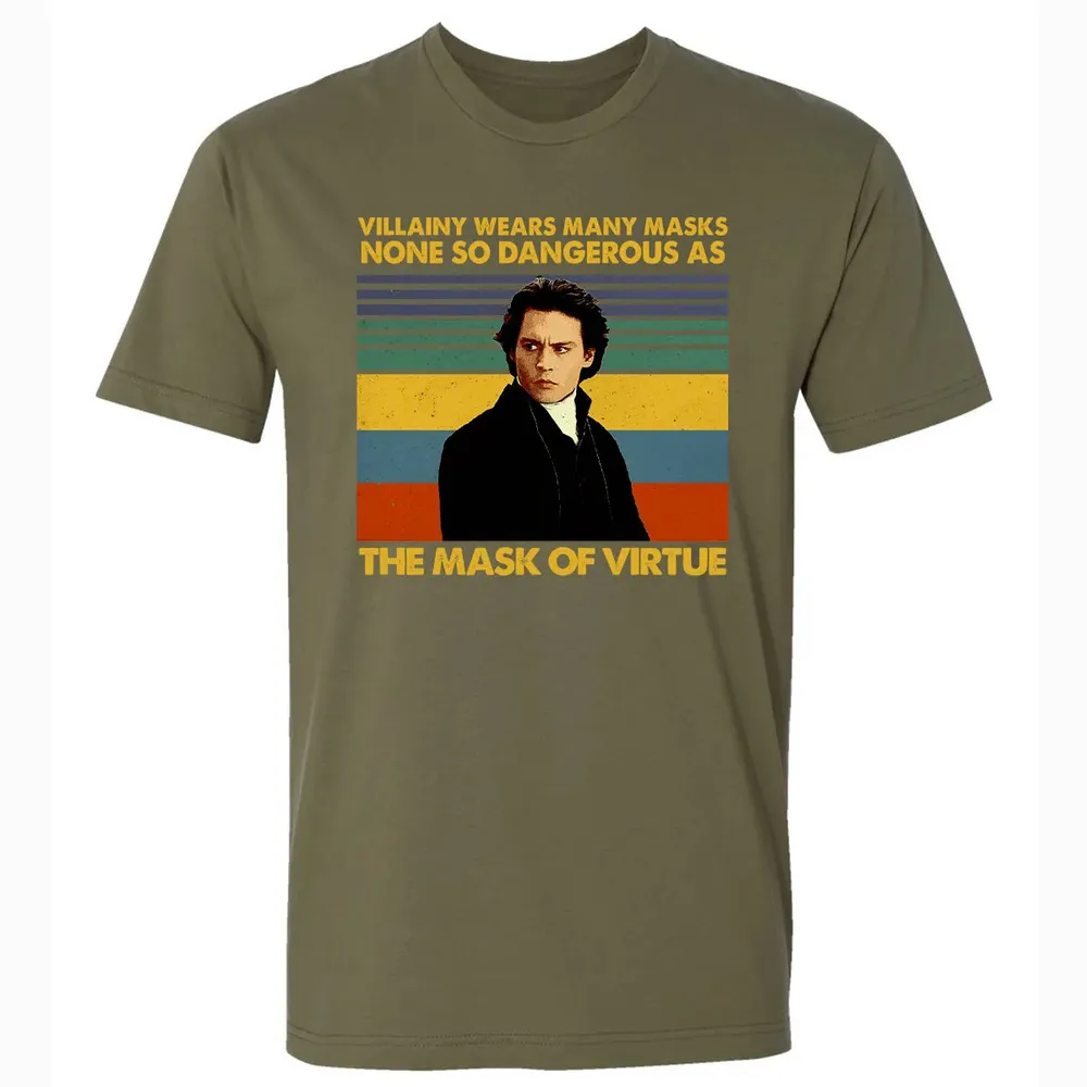 Villainy wears many masks Premium Unisex T-shirt - 5