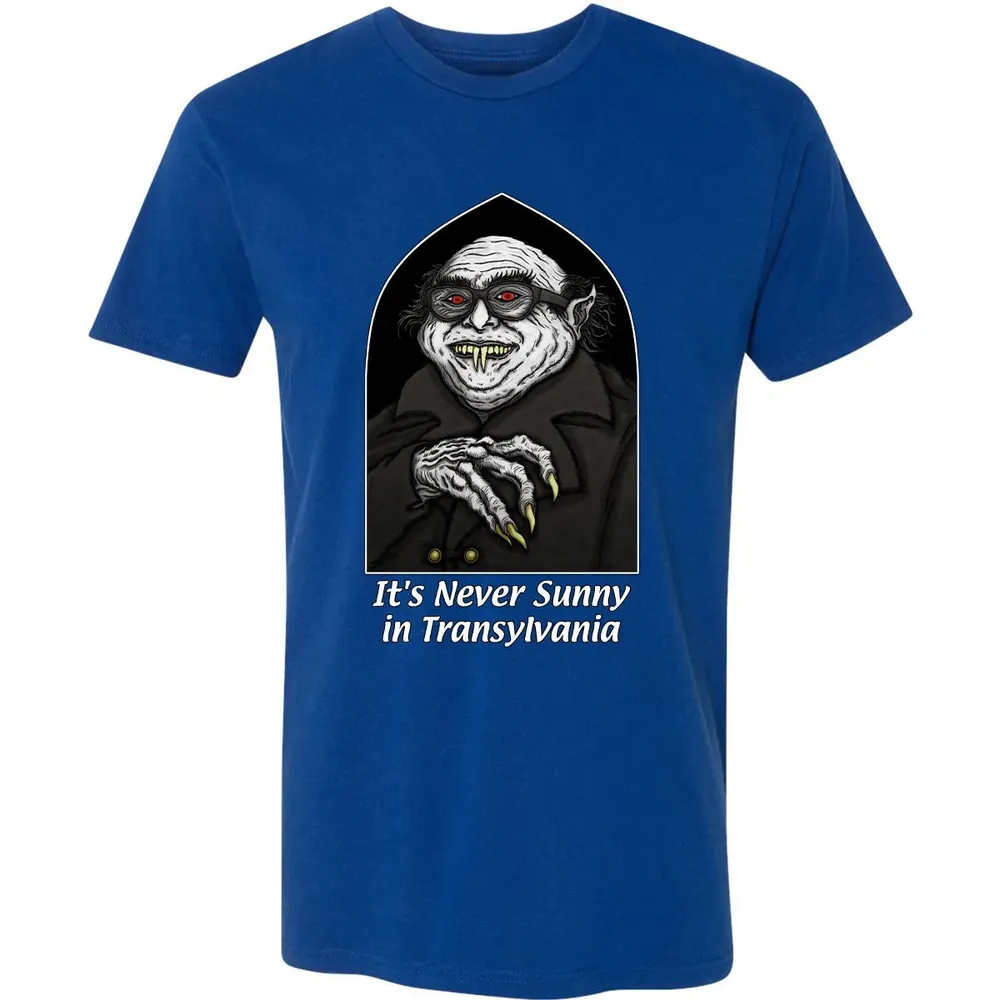 Never Sunny In Transylvania Premium Unisex T-shirt - 10