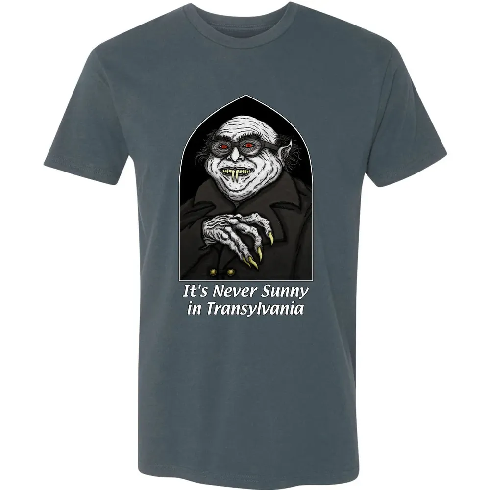 Never Sunny In Transylvania Premium Unisex T-shirt - 14