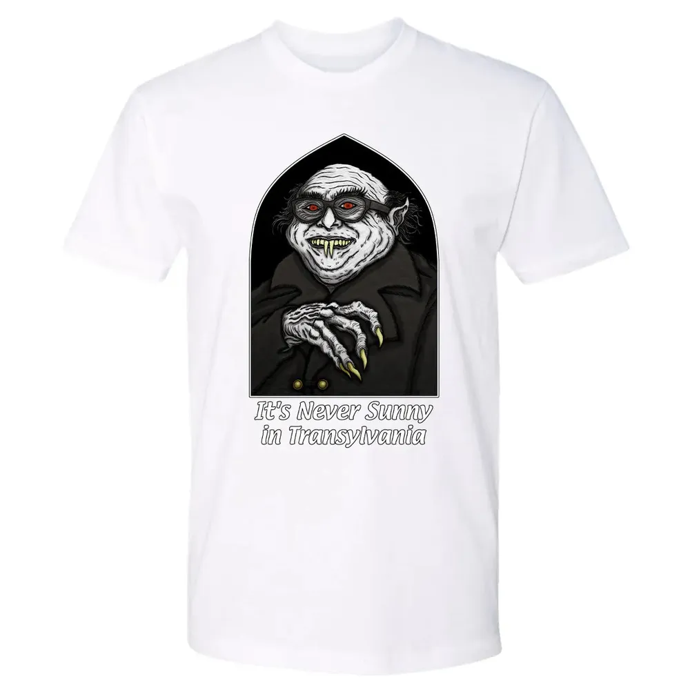 Never Sunny In Transylvania Premium Unisex T-shirt - 4