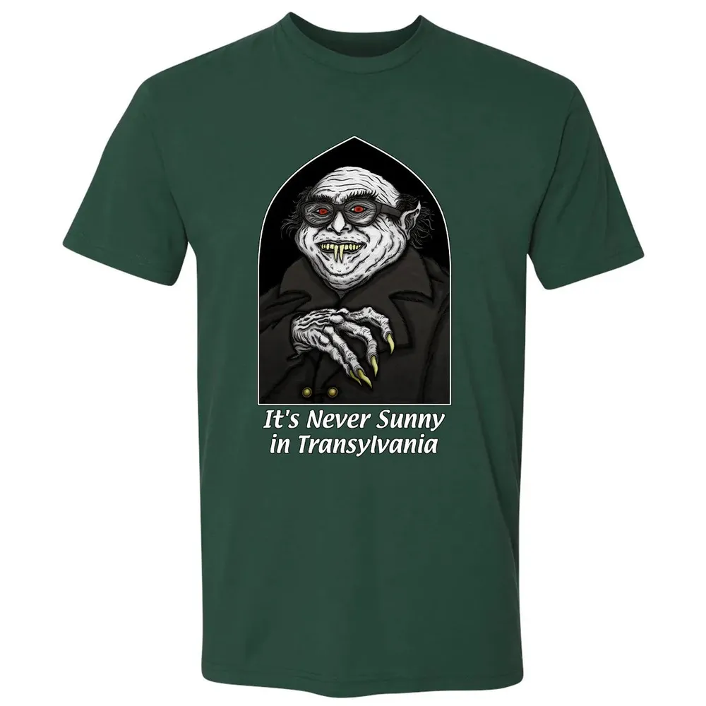 Never Sunny In Transylvania Premium Unisex T-shirt - 12