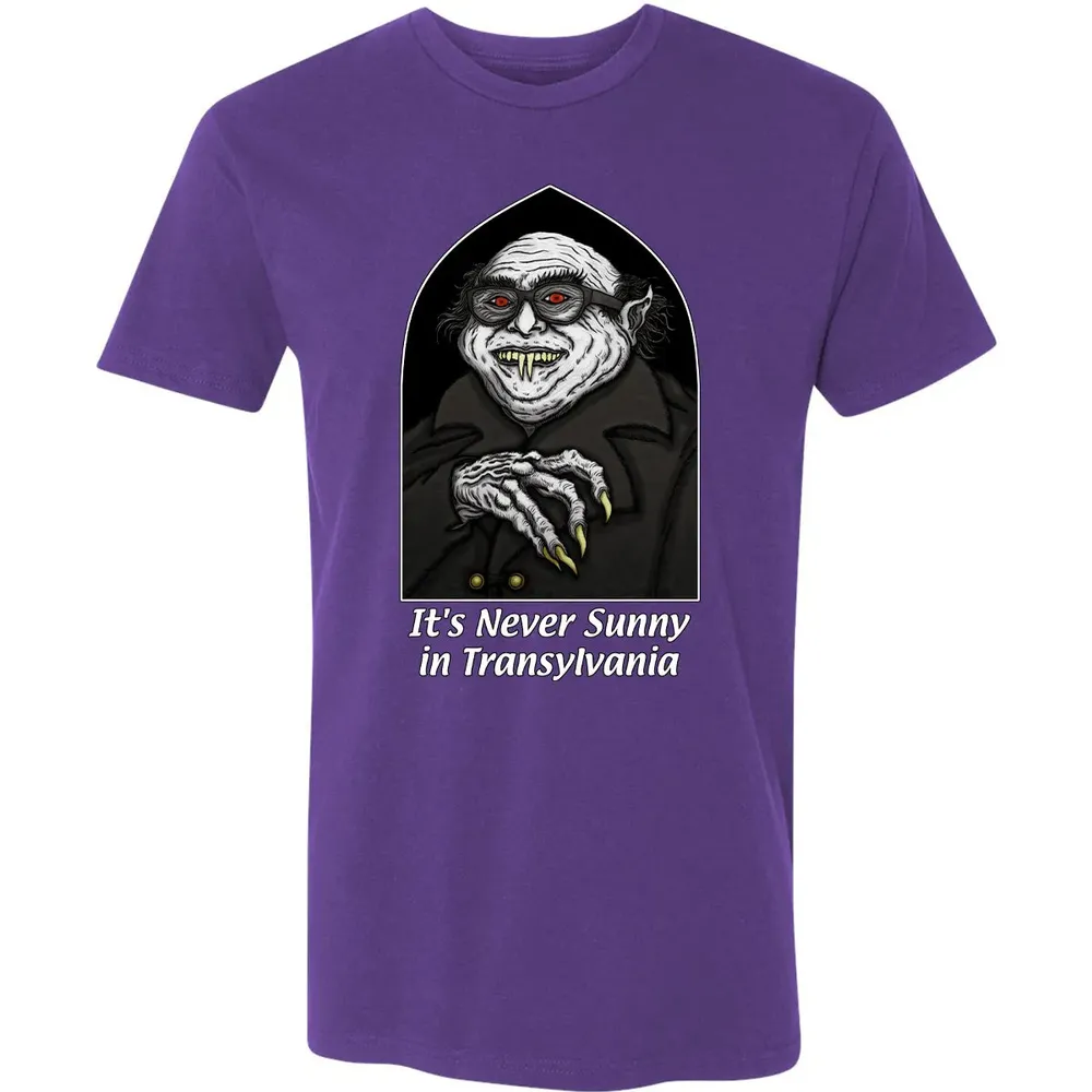 Never Sunny In Transylvania Premium Unisex T-shirt - 7