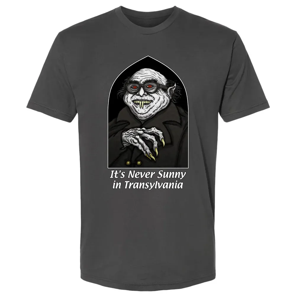 Never Sunny In Transylvania Premium Unisex T-shirt - 8