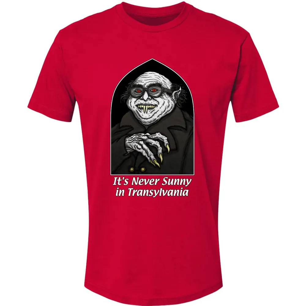 Never Sunny In Transylvania Premium Unisex T-shirt - 6