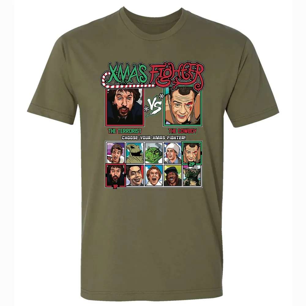 Xmas Fighter Premium Unisex T-shirt - 5