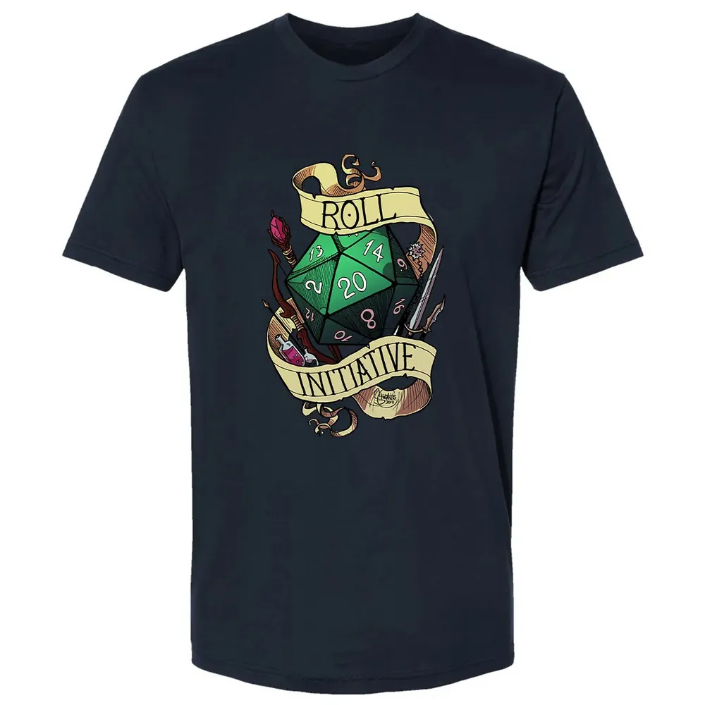 Roll Initiative Premium Unisex T-shirt - 2