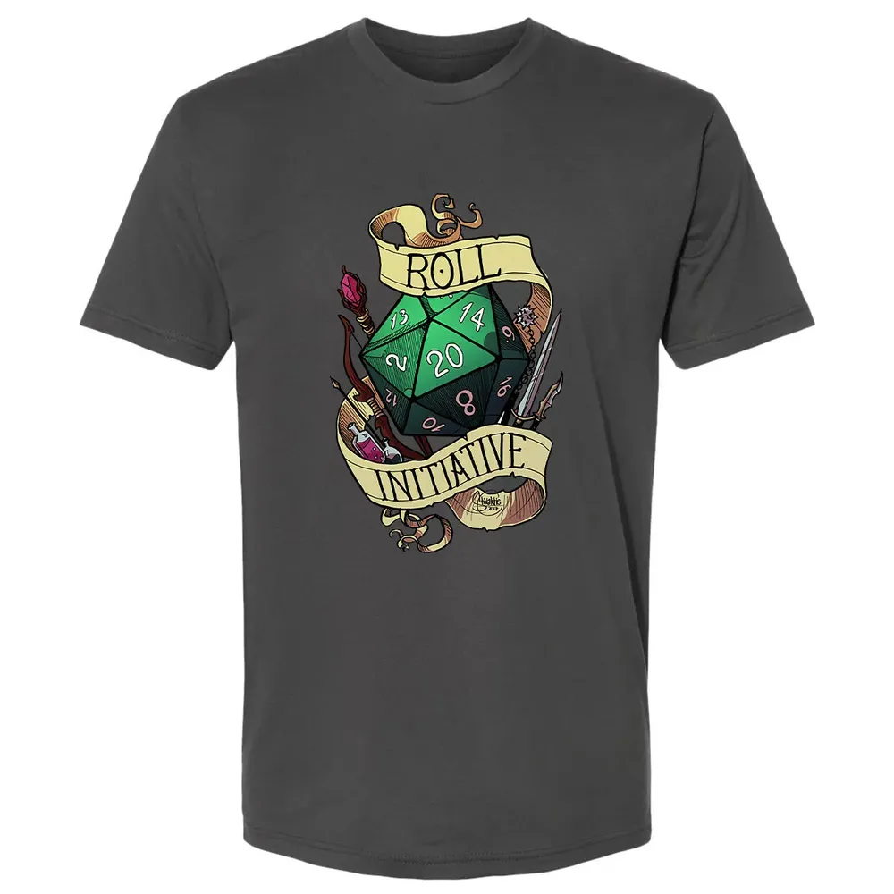 Roll Initiative Premium Unisex T-shirt - 8