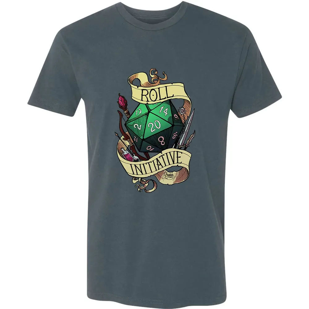 Roll Initiative Premium Unisex T-shirt - 14