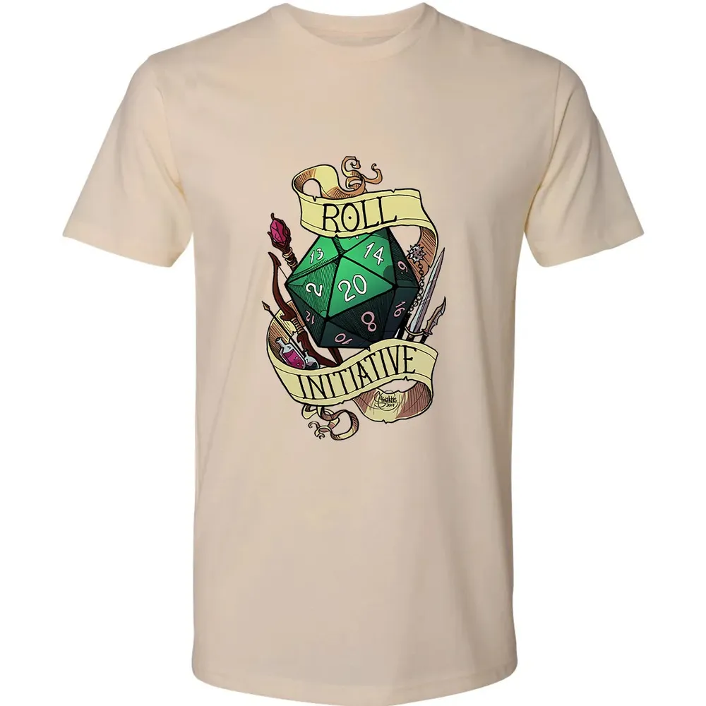 Roll Initiative Premium Unisex T-shirt - 13