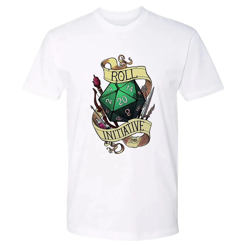 Roll Initiative Premium Unisex T-shirt - 4
