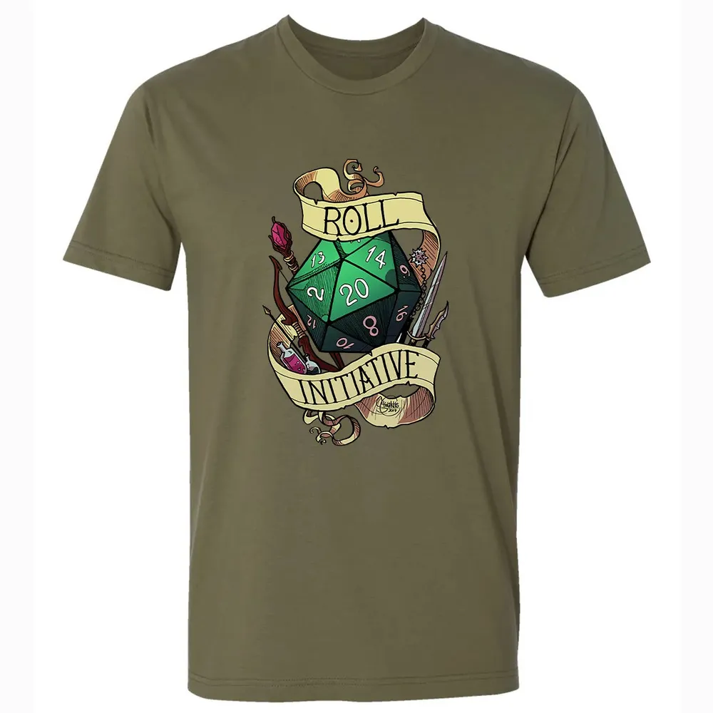 Roll Initiative Premium Unisex T-shirt - 5