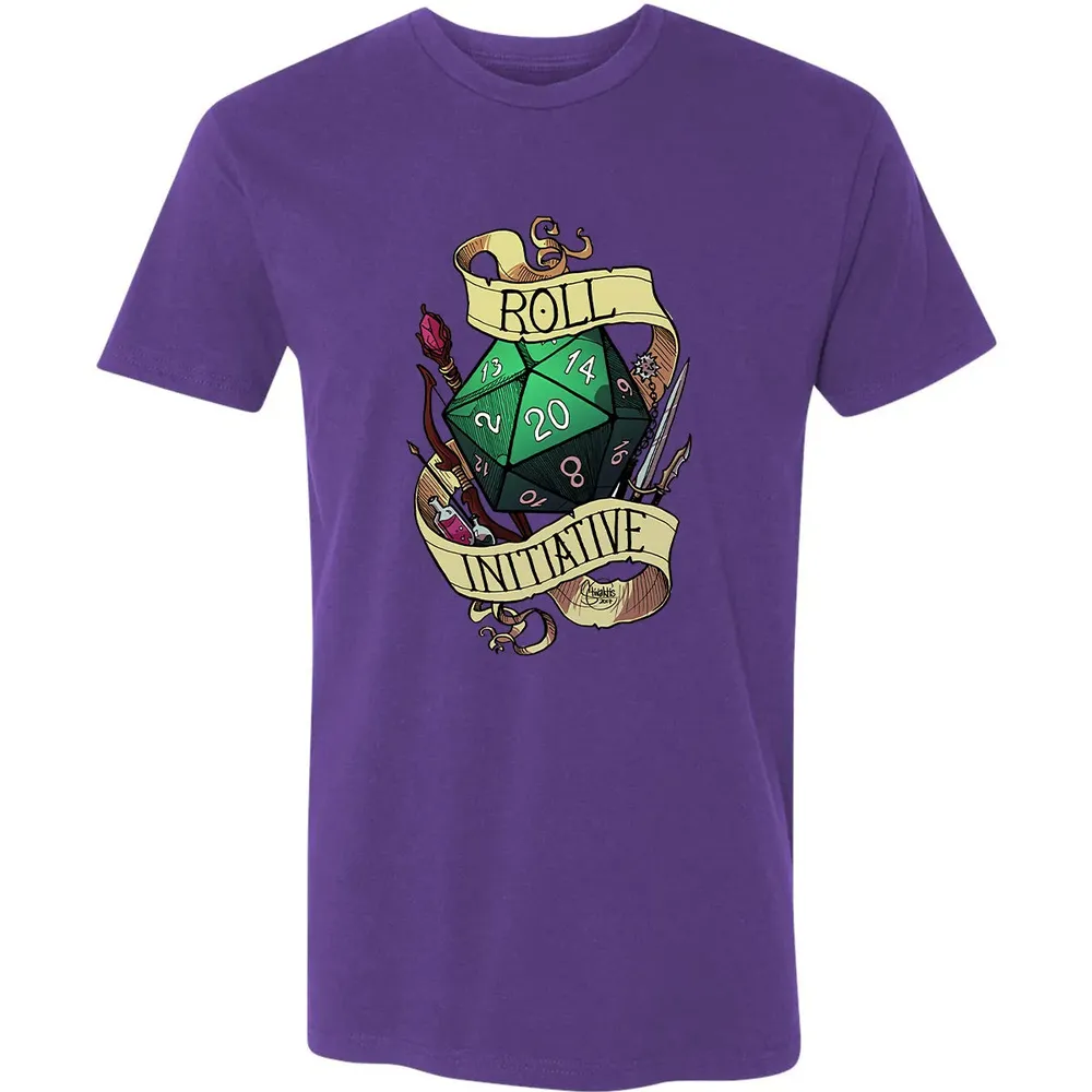 Roll Initiative Premium Unisex T-shirt - 7
