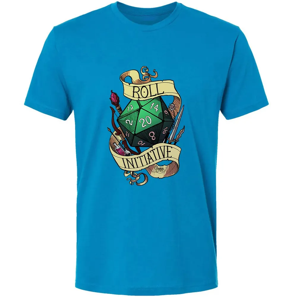Roll Initiative Premium Unisex T-shirt - 15