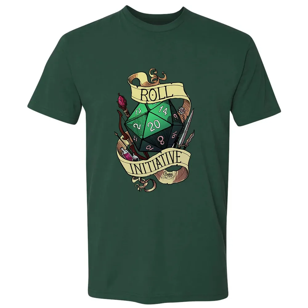 Roll Initiative Premium Unisex T-shirt - 12