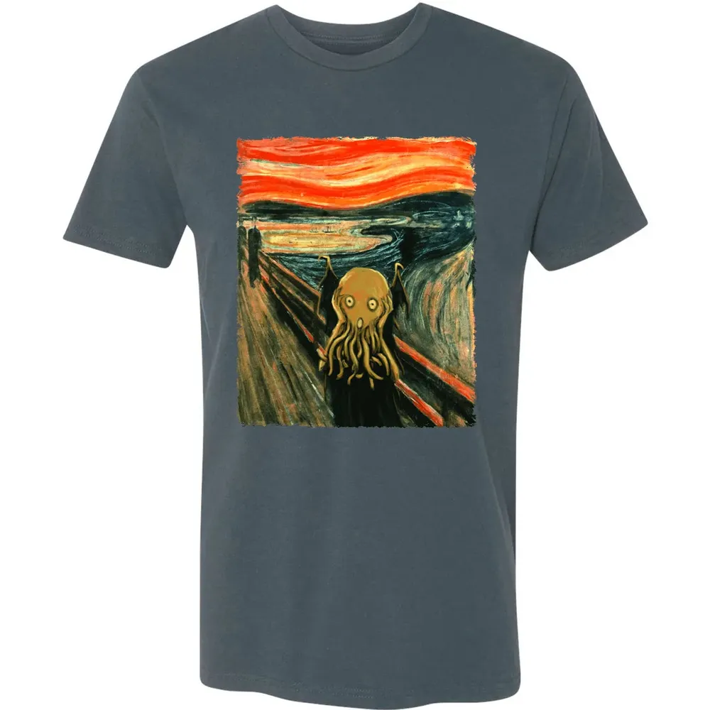 Scream Cthulhu Premium Unisex T-shirt - 14