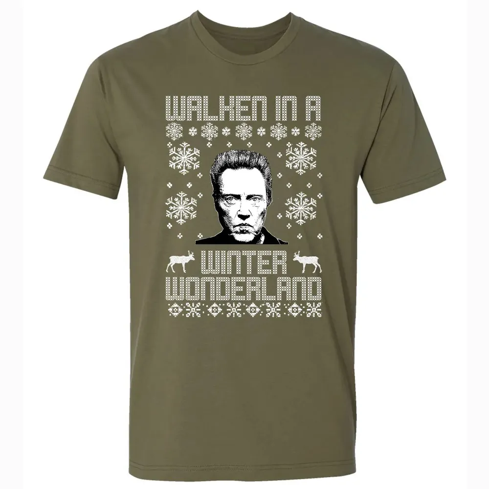 Walken In A Winter Wonderland Premium Unisex T-shirt - 5