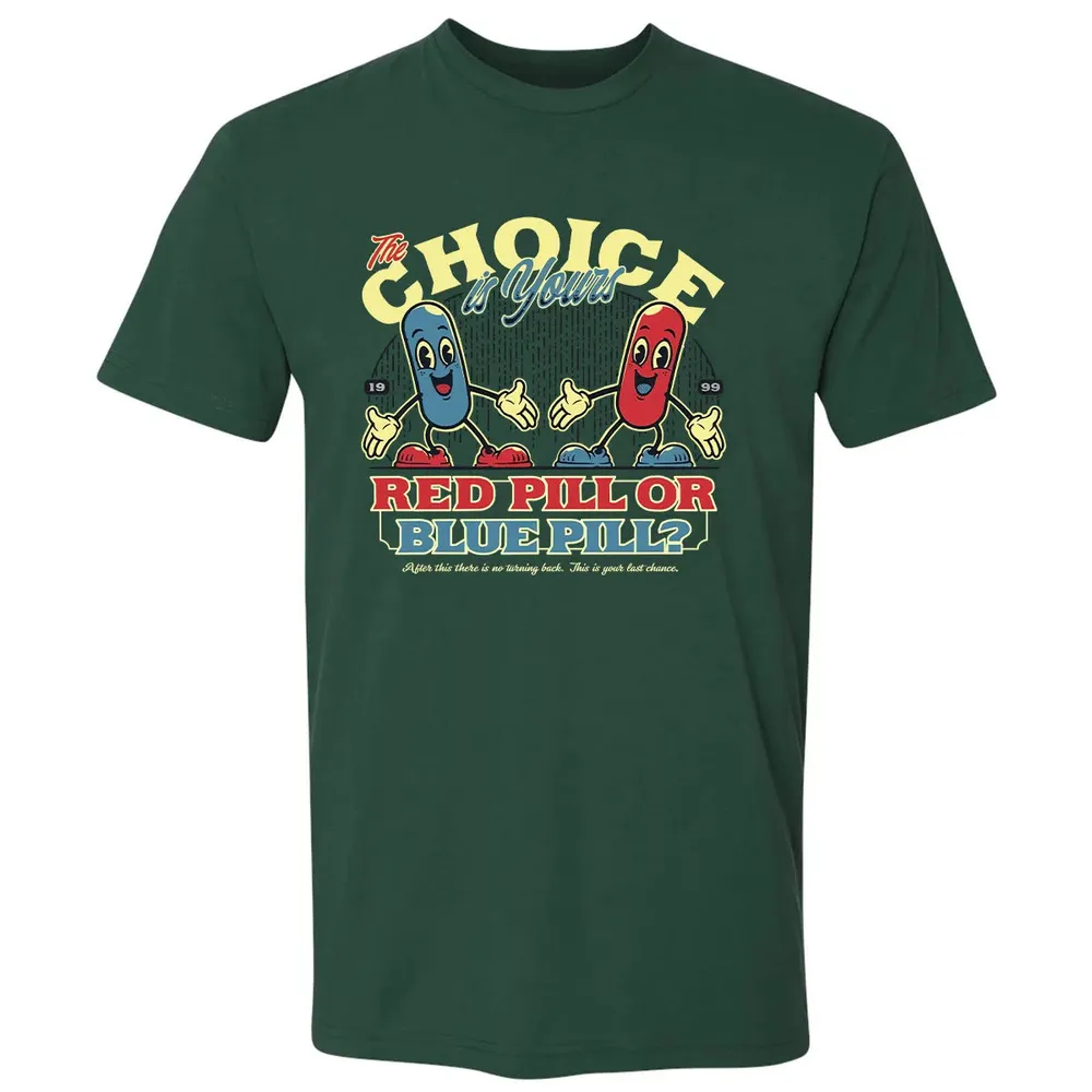 Red Pill Blue Pill Premium Unisex T-shirt - 12