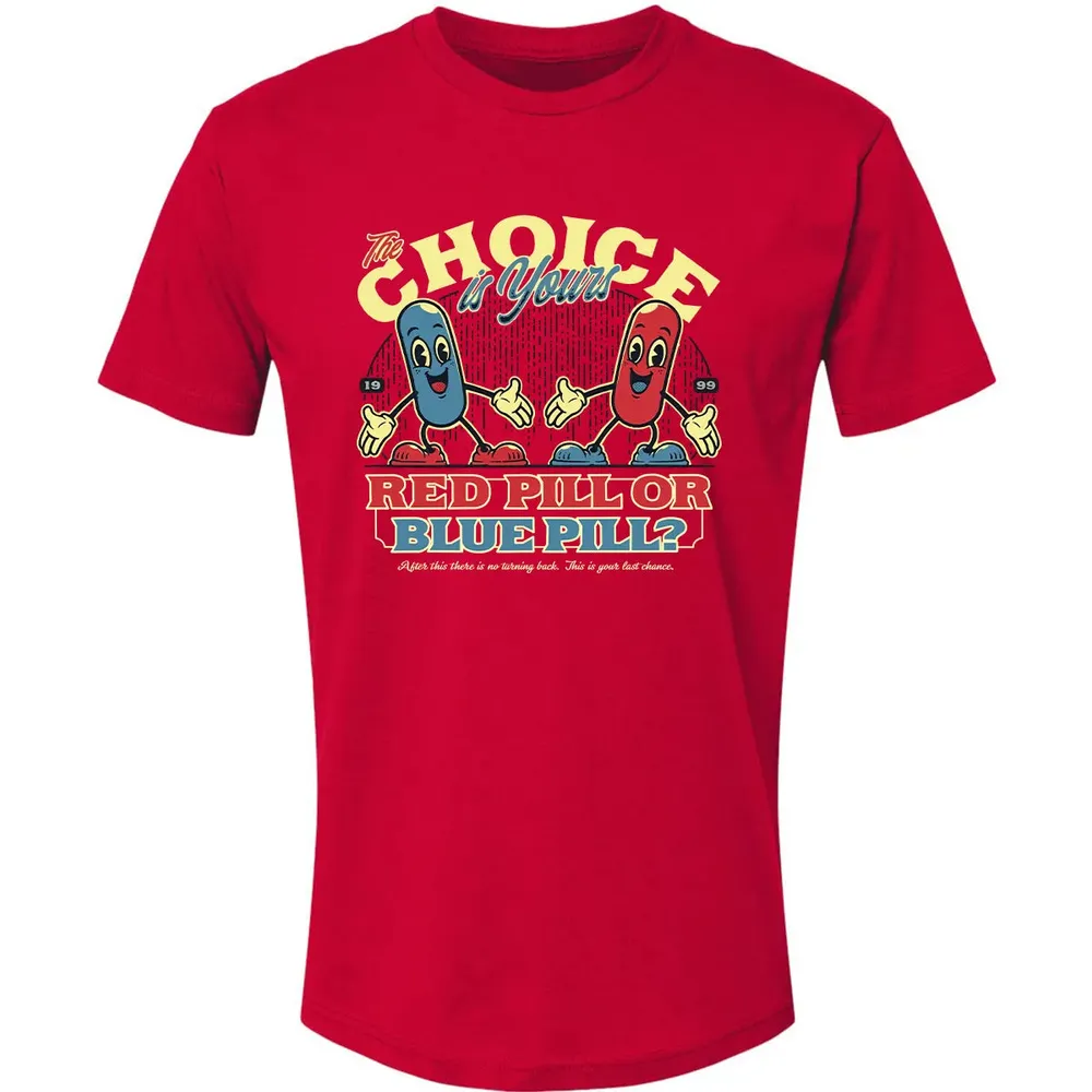 Red Pill Blue Pill Premium Unisex T-shirt - 6