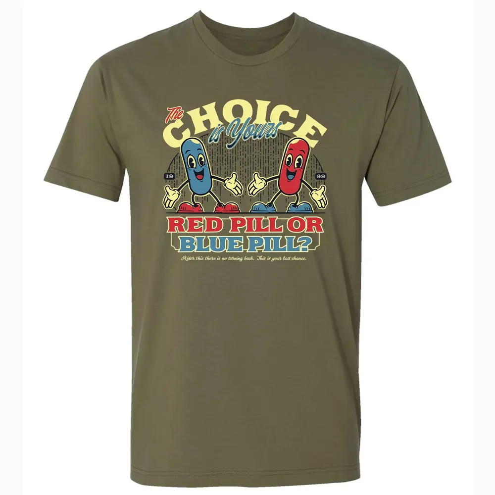 Red Pill Blue Pill Premium Unisex T-shirt - 5