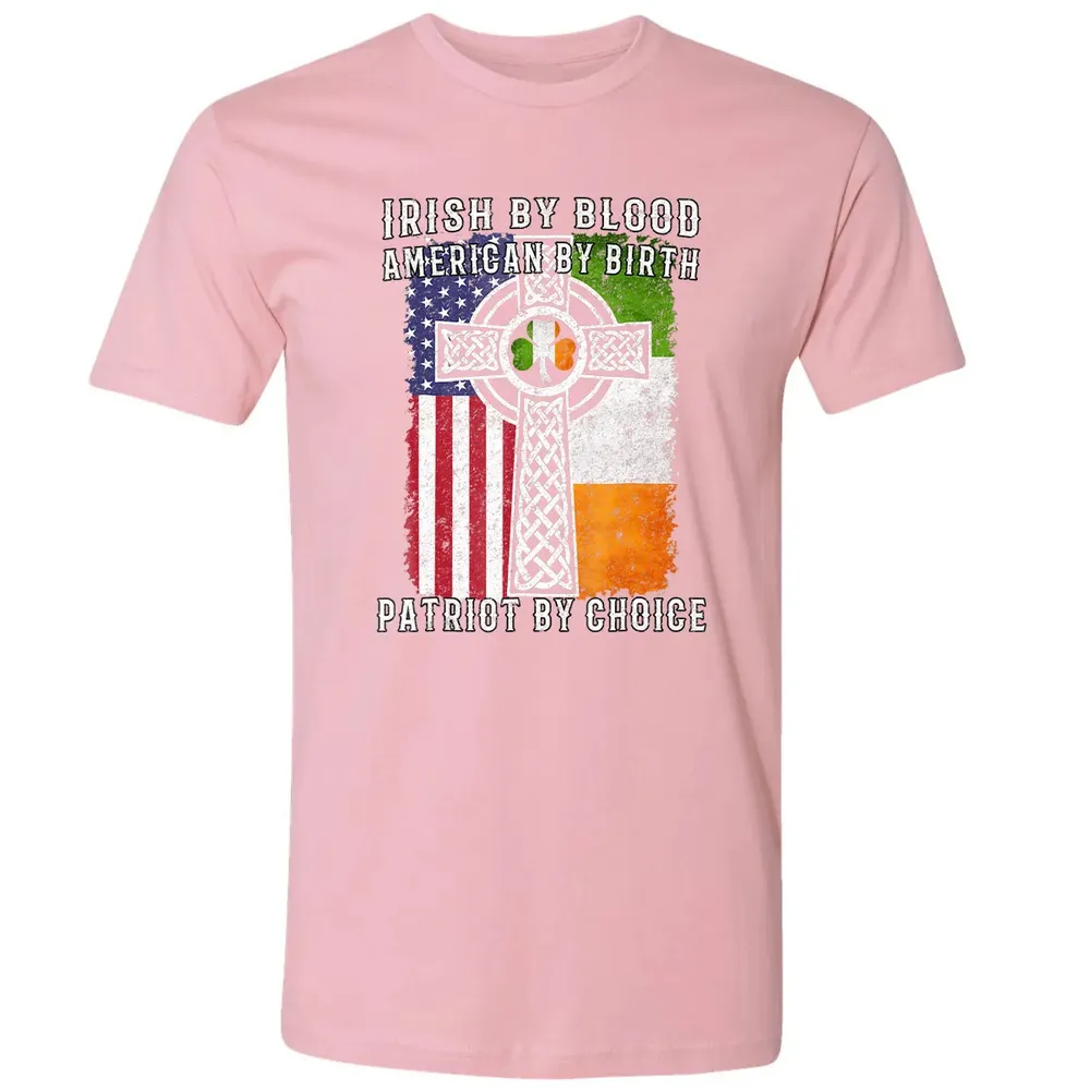 Irish By Blood American By Birth Patriot By Choice Premium Unisex T-shirt - 3