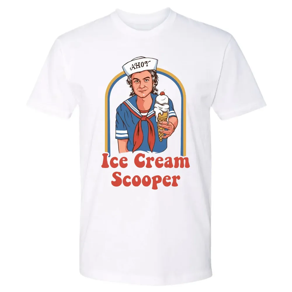 AHOY Ice Cream Scooper Premium Unisex T-shirt - 4