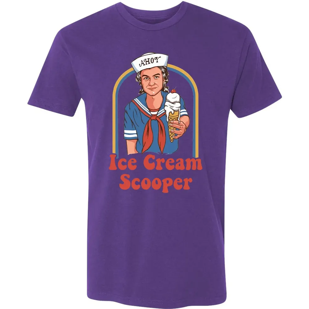 AHOY Ice Cream Scooper Premium Unisex T-shirt - 7