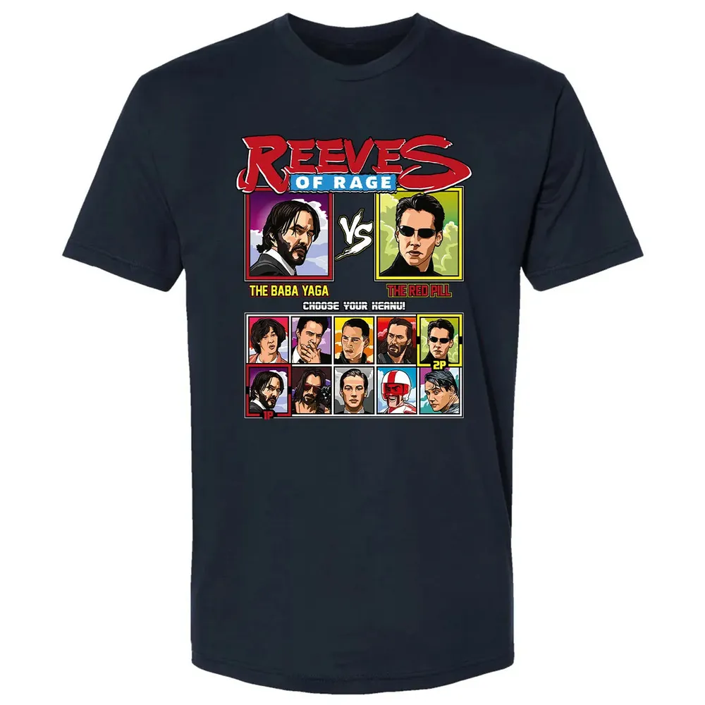 Reeves of Rage: Baba Yaga vs Red Bill Premium Unisex T-shirt - 2